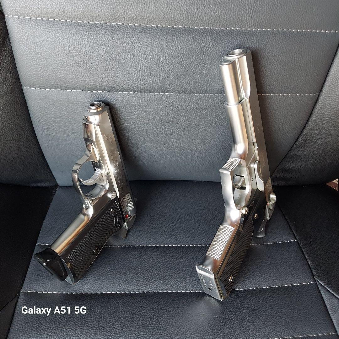 MGC製 M645 ★ マルゼン　ワルサー　PPKシルバー　ガスガン　セット