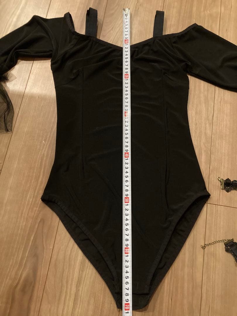 社交ダンス セパレート ドレス ブラック Mサイズ