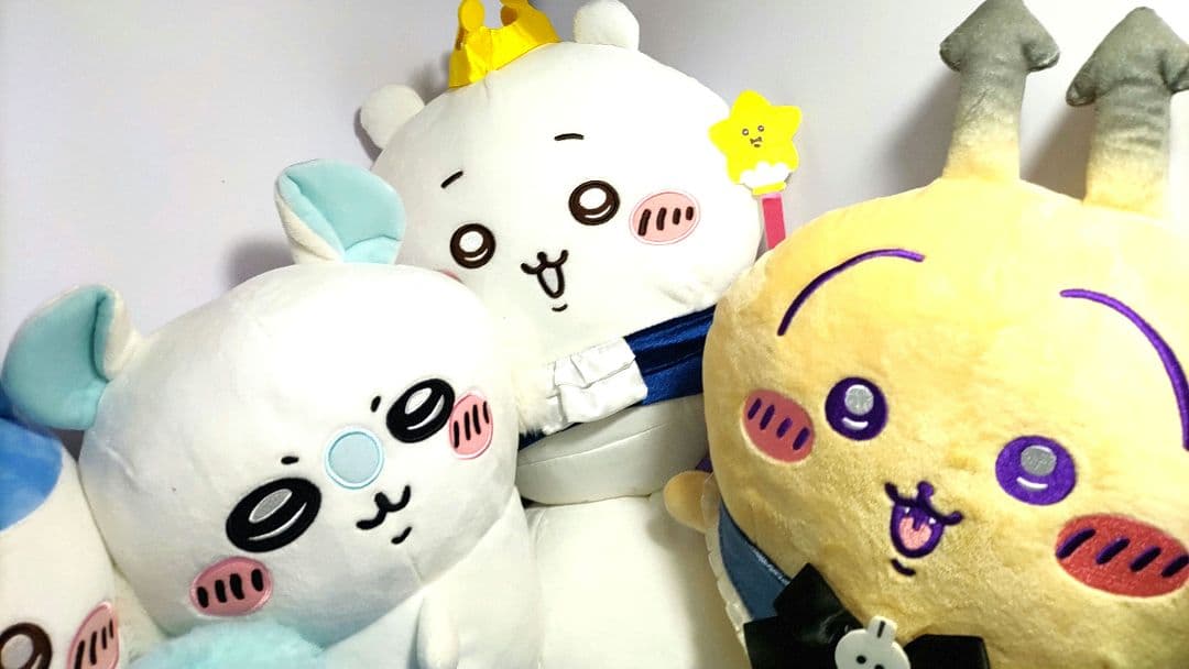 あ*】様 ①【タグ付き未使用品】ちいかわ　ぬいぐるみ　エニマイくじ D賞全5種
