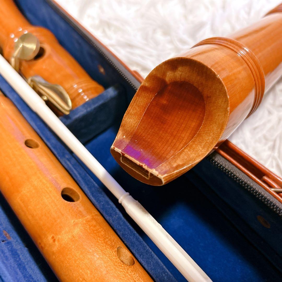 YAMAHA スペリオリコーダー テナーバロック 純正ケース 説明書付き