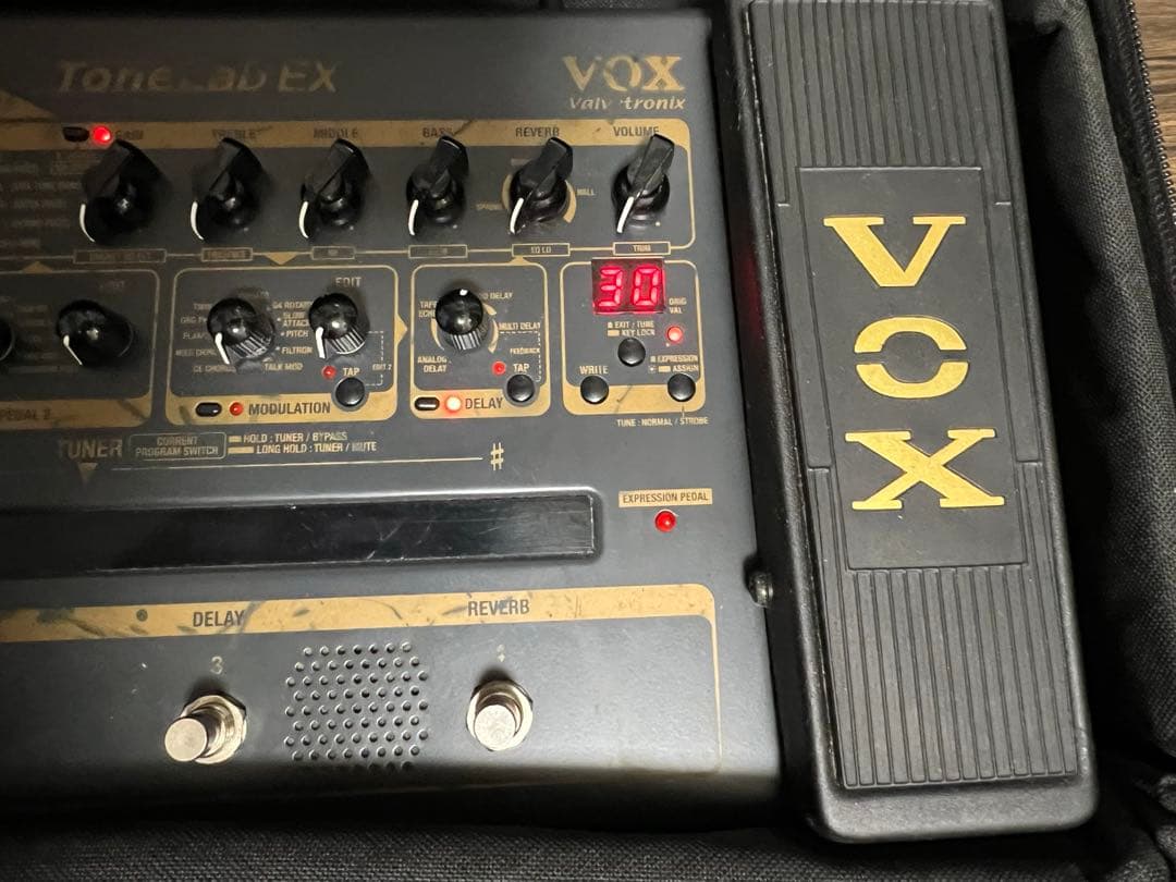 即発送 VOX ToneLab EX アダプター説明書 専用ケースセット