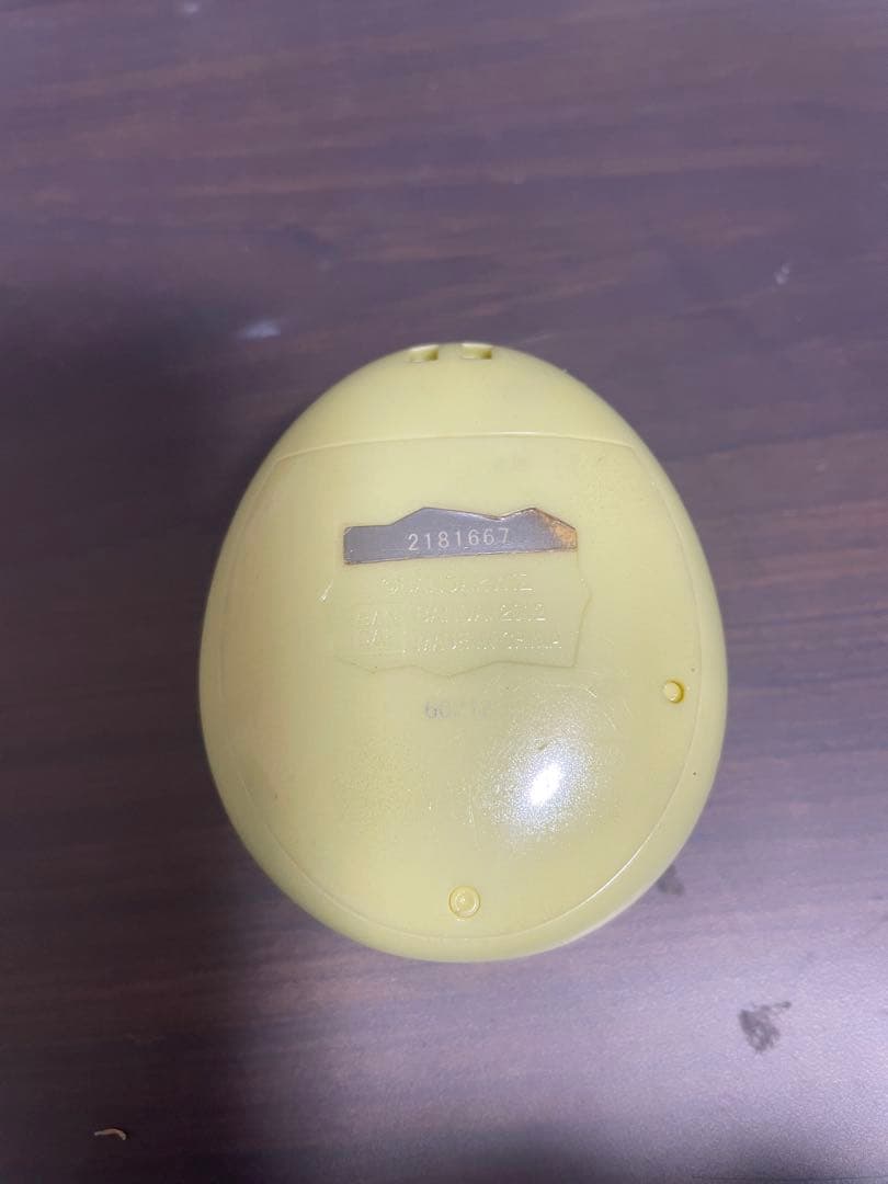 たまごっちピース　黄色　たまデコピアス　ベイビーチェンジ付き