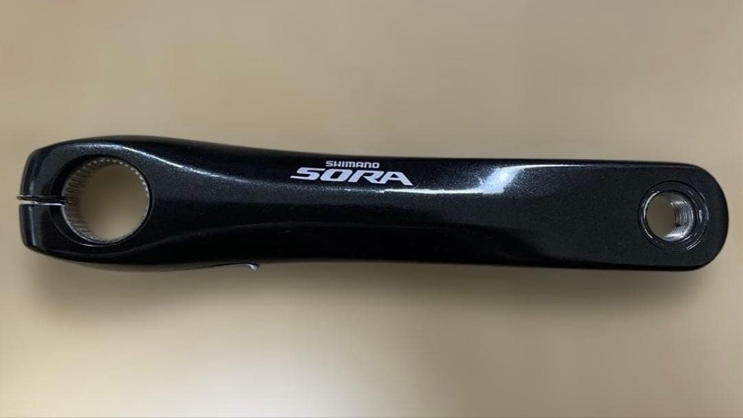 シマノ SORA クランク3速165mm、フロントディレイラー セット