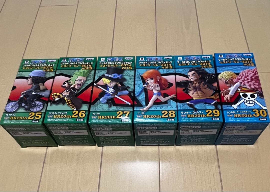 ワンピース　ワーコレ ヒストリーリレー20TH 全30種コンプ