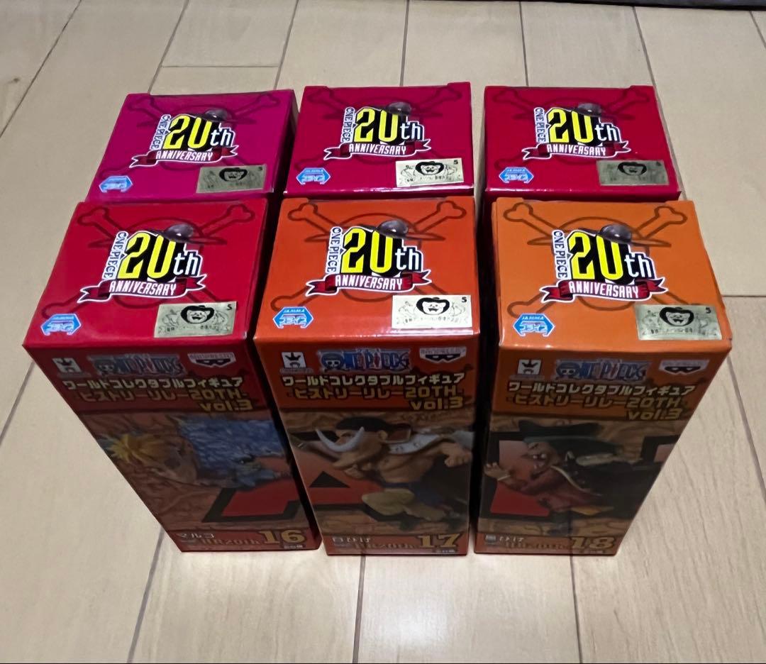 ワンピース　ワーコレ ヒストリーリレー20TH 全30種コンプ