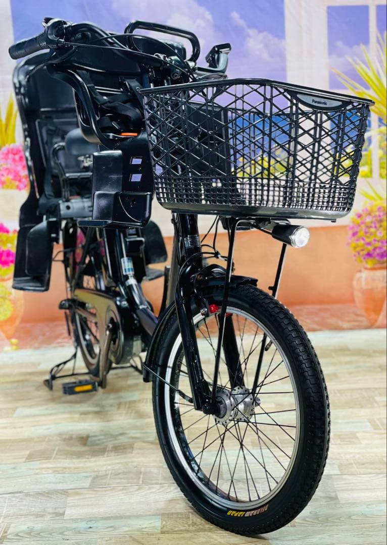 ギュットアニーズ⭐️17.6AH変更　パナソニック子供乗せ電動自転車Y3133
