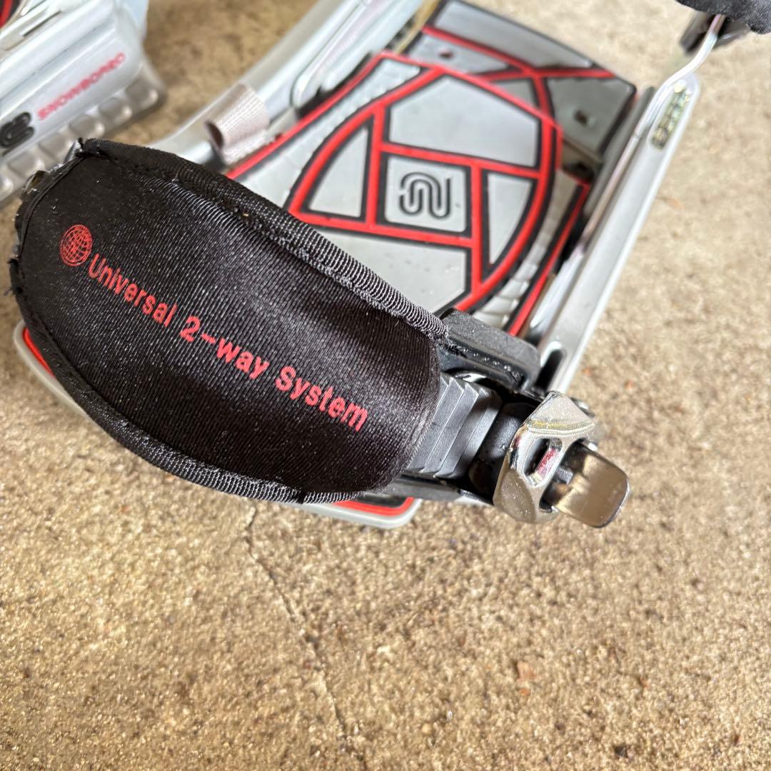 CSB スノーボード ビンディング ユニバーサル2WAYシステム M シルバー