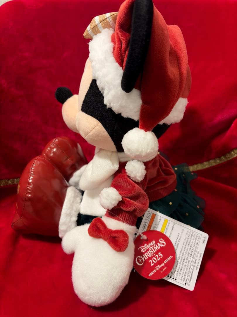 ミニー ぬいぐるみ　クリスマス　ミニーちゃん