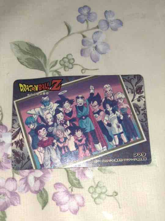 希少　当時　ドラゴンボールZ ヒーローコレクション　ダブルゴールドレーザーカード