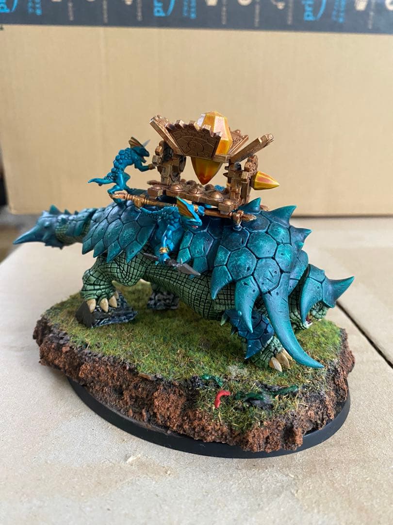 ウォーハンマー　塗装済み　セラフォン　バスティラドン