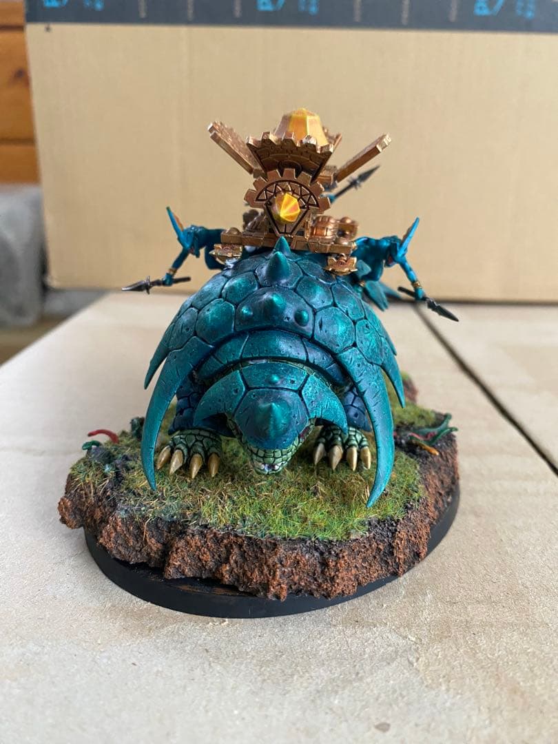 ウォーハンマー　塗装済み　セラフォン　バスティラドン