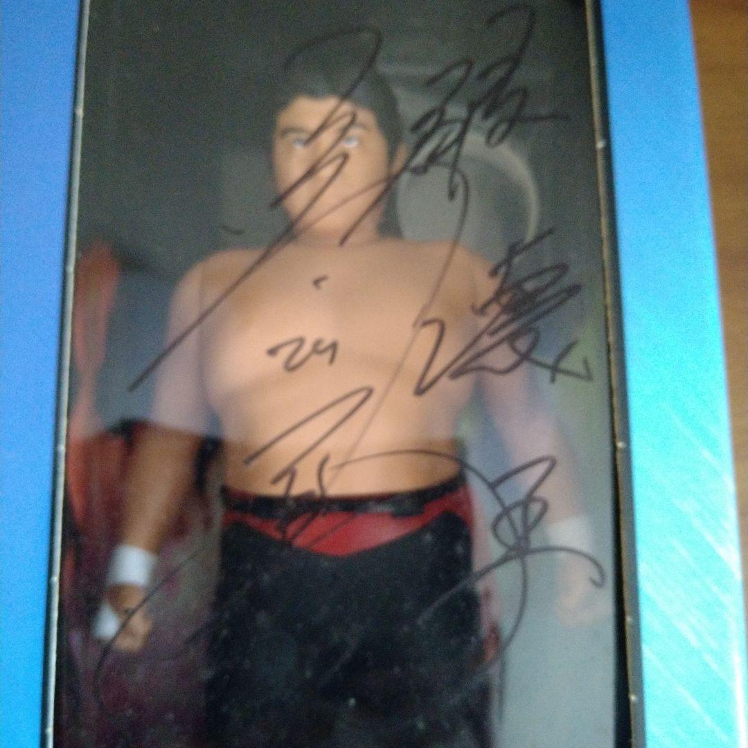 破壊王　橋本真也　直筆サイン入りフィギュア