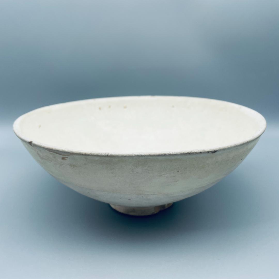 五代〜宋代 白磁 白化粧 大椀 陶磁器 中国美術