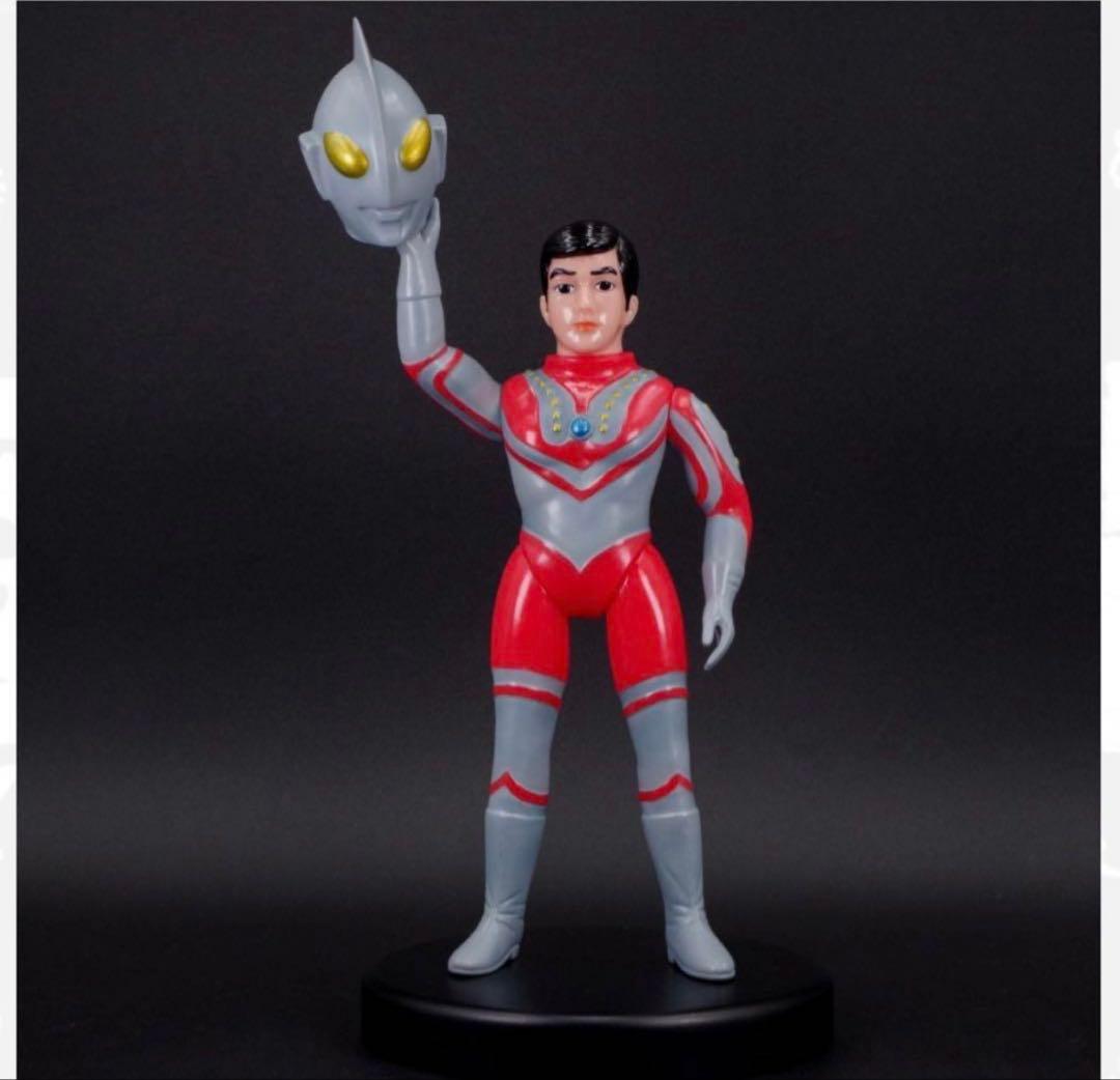 未開封品　ブルマァク ウルトラマン ゾフィー シルバー 面取れ ソフビ