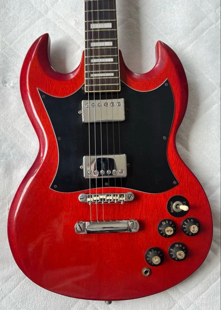 Tomson エレキギターSGタイプ　レッド