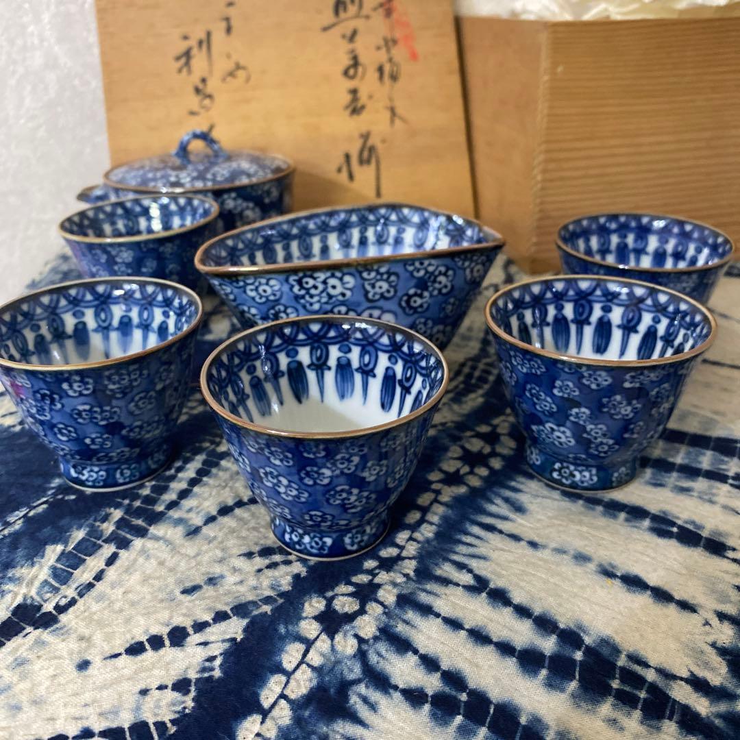 加藤利昌　平安梅紋煎茶器揃