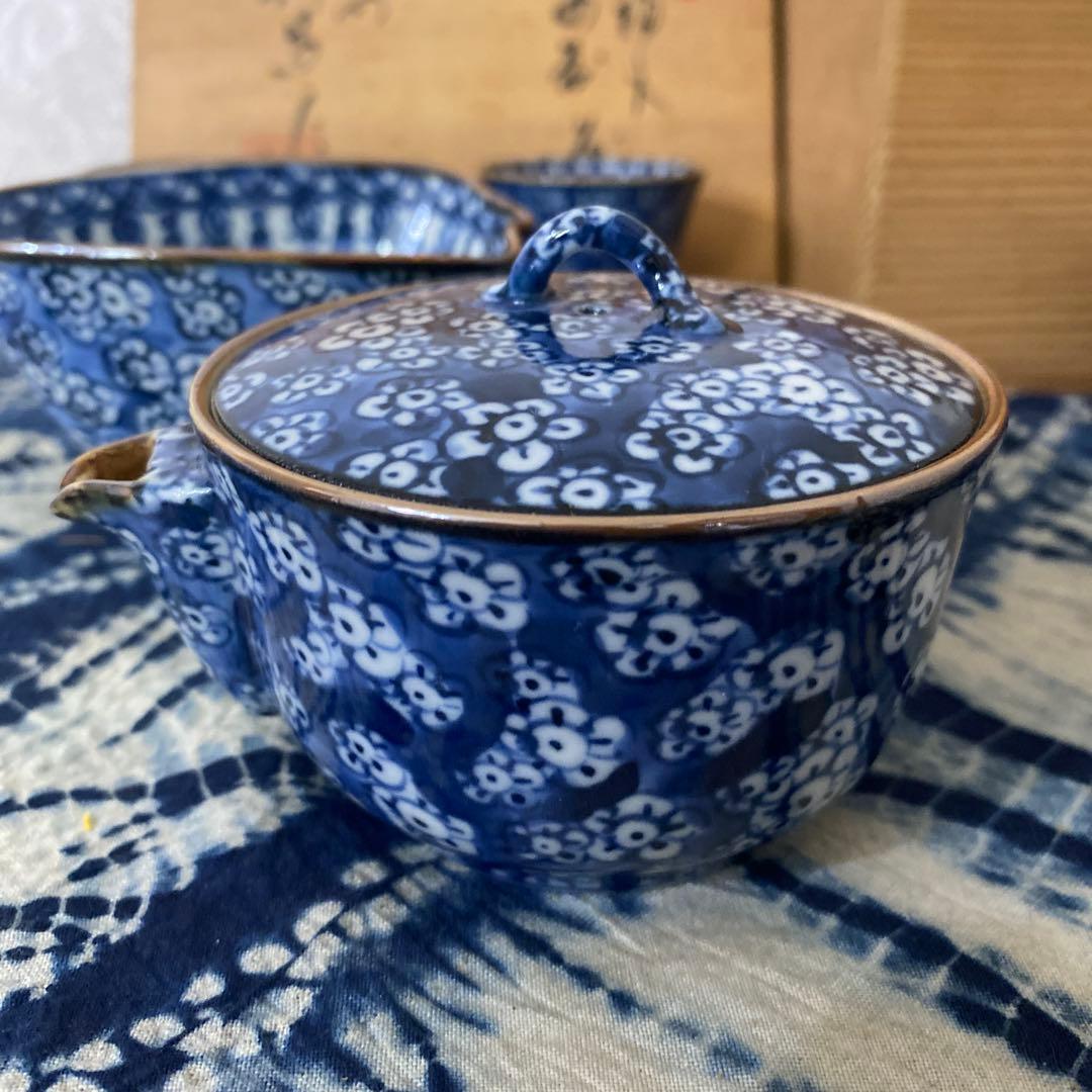 加藤利昌　平安梅紋煎茶器揃