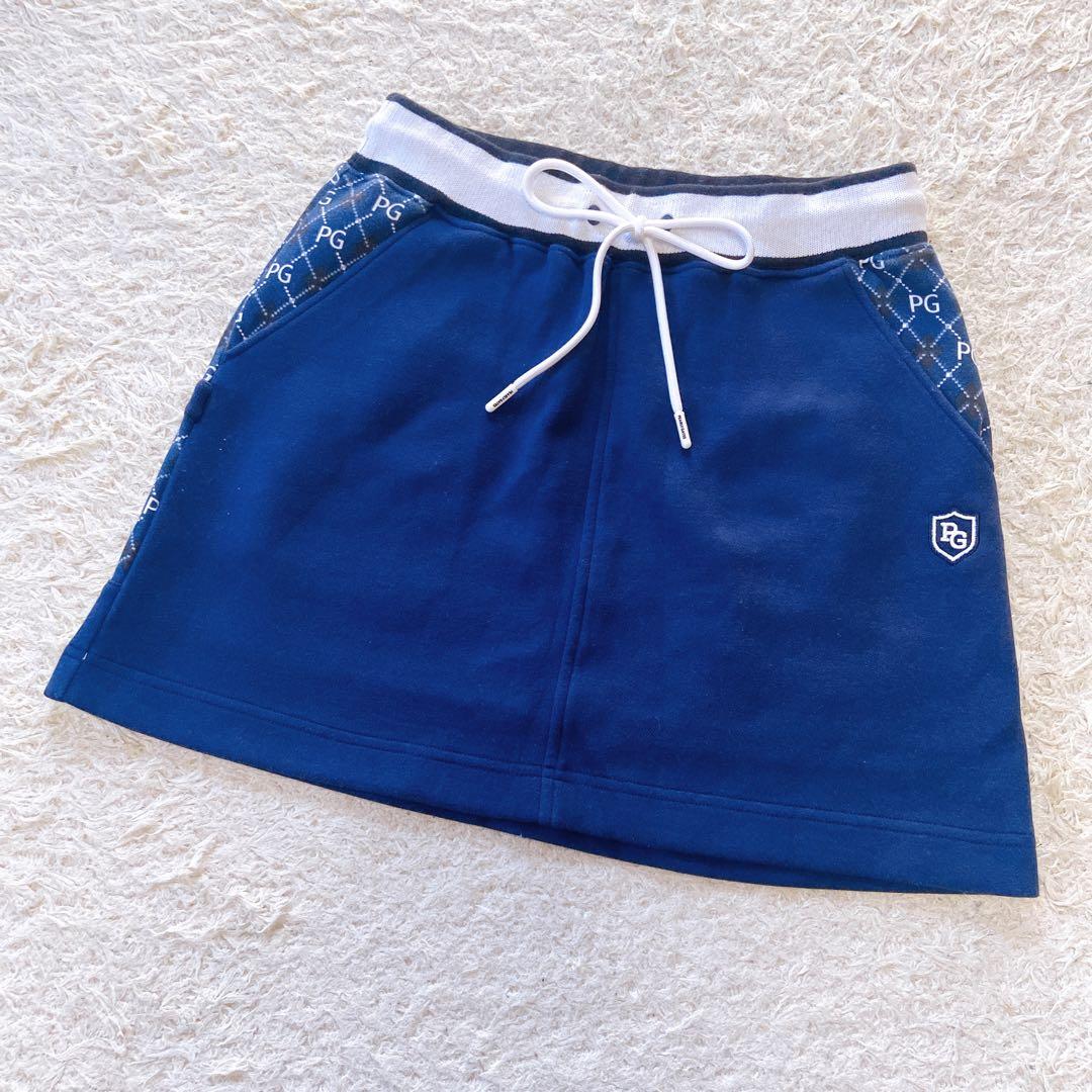 パーリーゲイツ　近年モデル　アーガイル　PGロゴ　セットアップ　ゴルフウェア　M