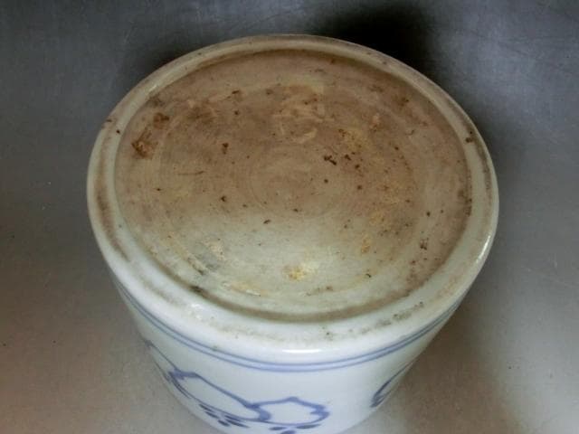 火入れ■染付蕪の図 古伊万里(江戸後期～明治期)香炉 火器 古美術時代物骨董品■