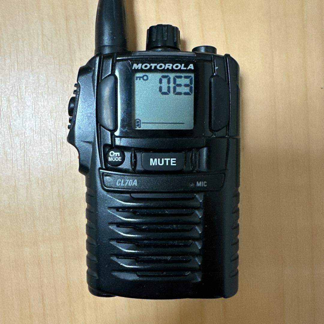 MOTOROLA CL70A トランシーバー 2台セット