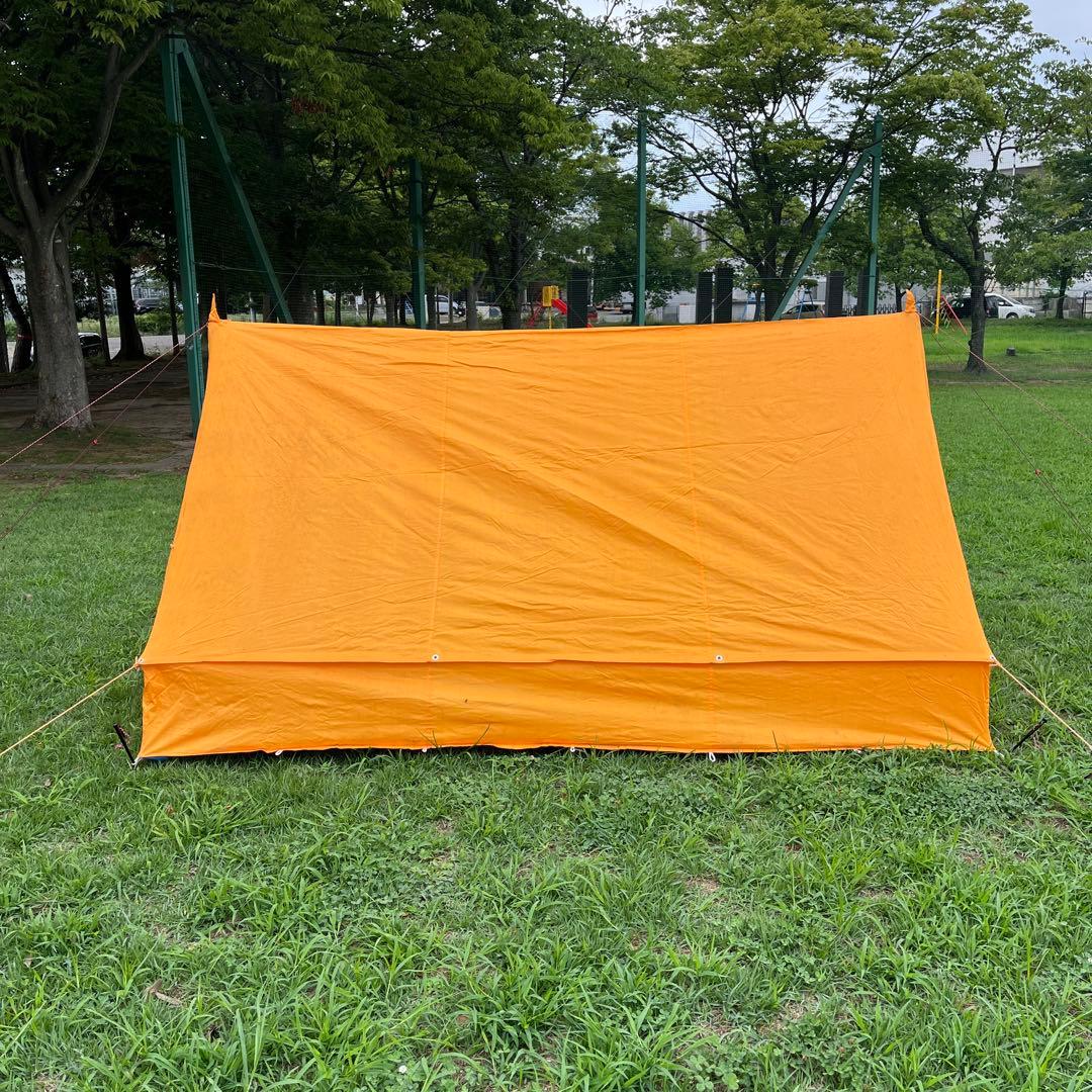 ビンテージ品◾️A型テント ビニロン素材 6人用 ビンテージテント アウトドア