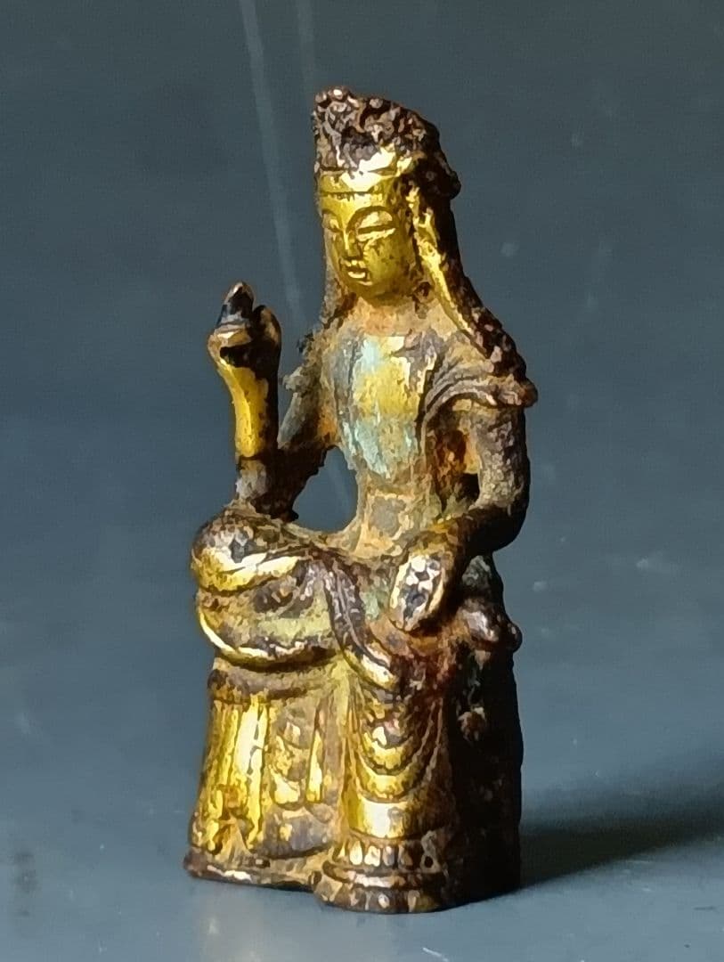 新羅金銅仏/桐箱入り