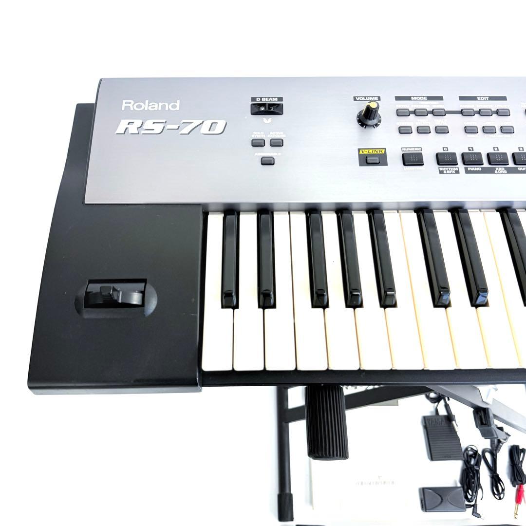 【動作良好】Roland RS-70 RS70 シンセサイザー ローランド
