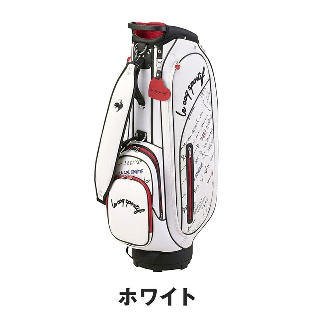 le coq sportif ゴルフキャディバッグ 8.5型 ホワイト