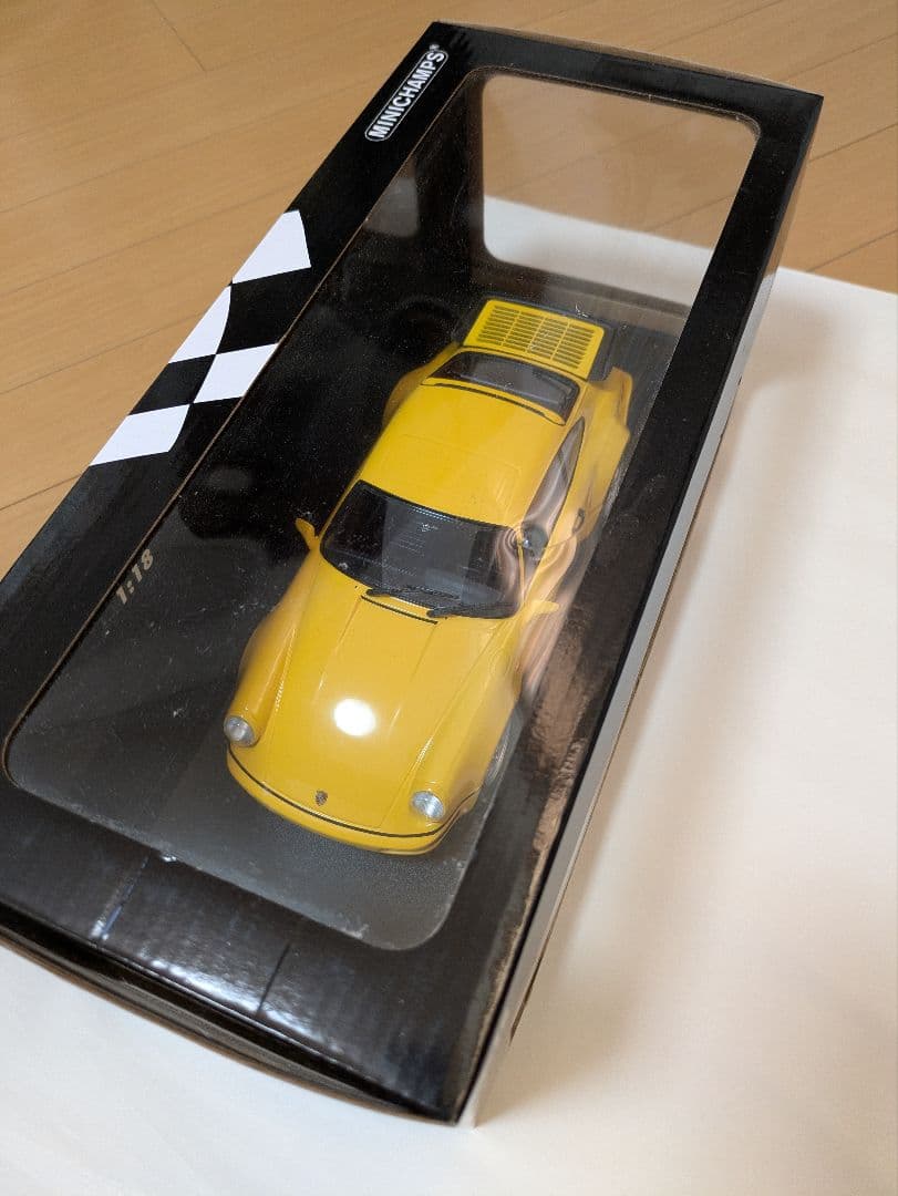 ミニチャンプス☆1/18 ポルシェターボ964 未開封