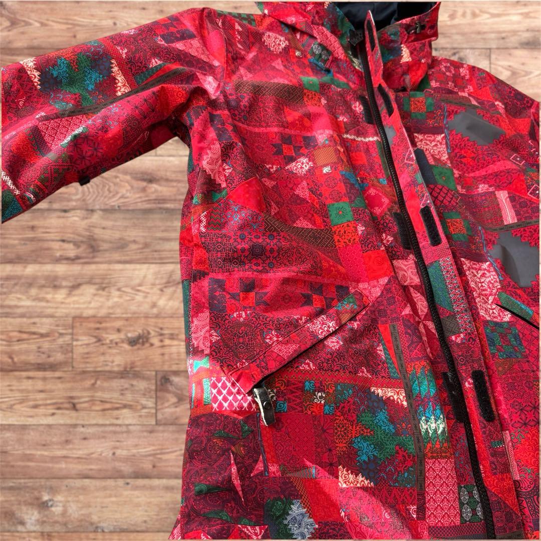 BURTON DRYRIDE スノボジャケットM相当 総柄 レディース 美品