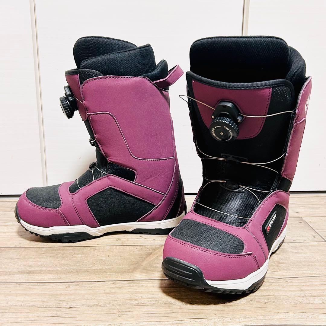 【atop ダイヤル調整】SPOON スノーボードブーツ 24.5 25.0cm