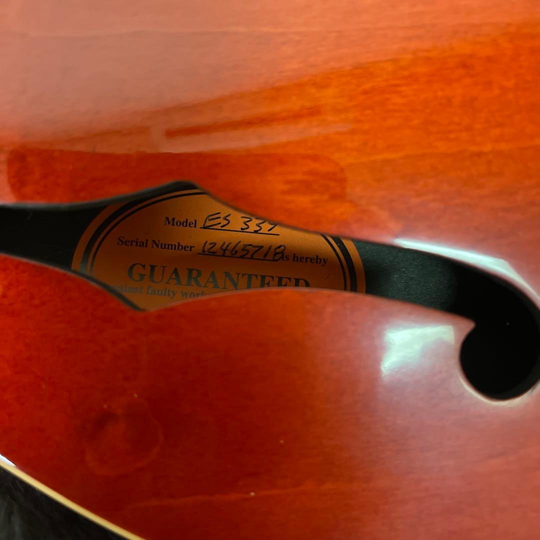 Gibson Memphis ES-339 チェリー