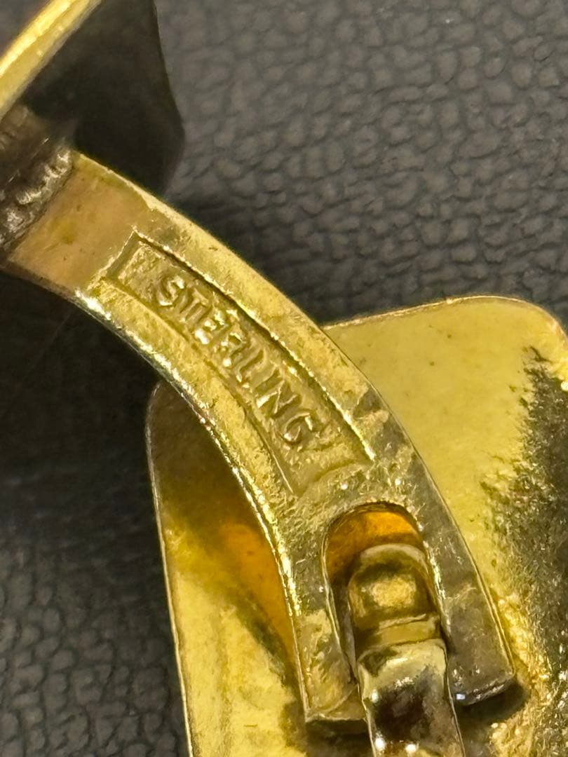 ヴィンテージJ. Angell Jacobsen 船のブローチカフリンクスセット