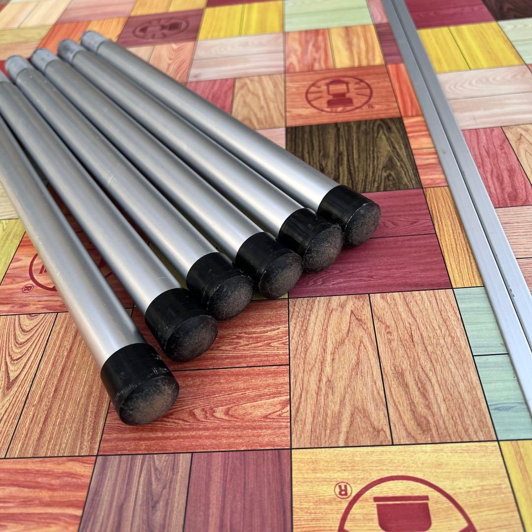 【美品】Coleman ナチュラルモザイク リビングテーブル 180プラス