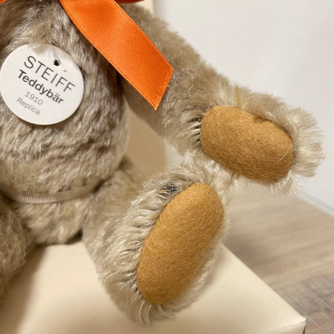 ★日本限定品★シュタイフ テディベア グレー 1910 レプリカ Steiff