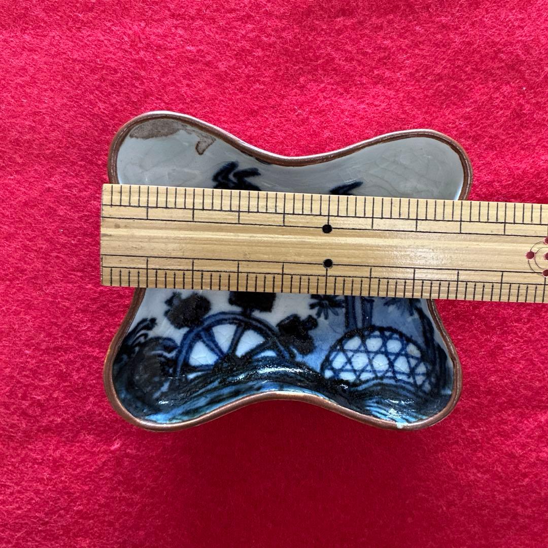 古伊万里　染付　豆皿　小皿