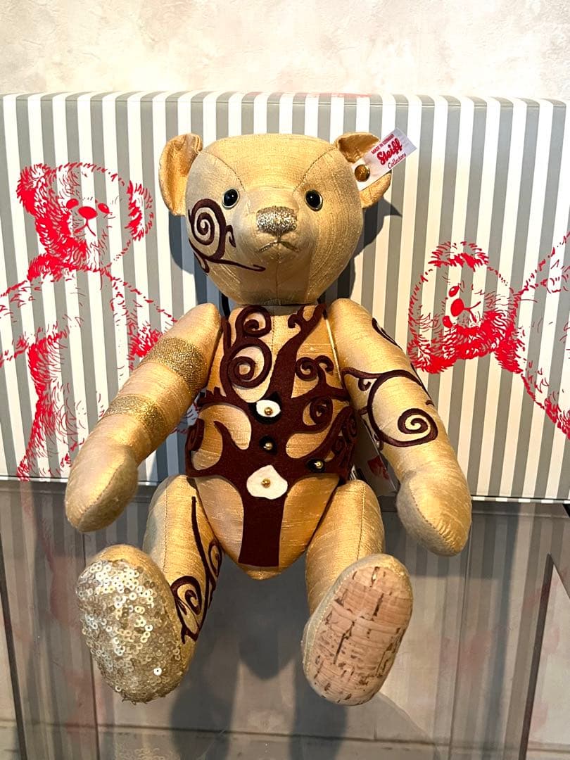 新品未使用　Steiff シュタイフ　希少デザインベア