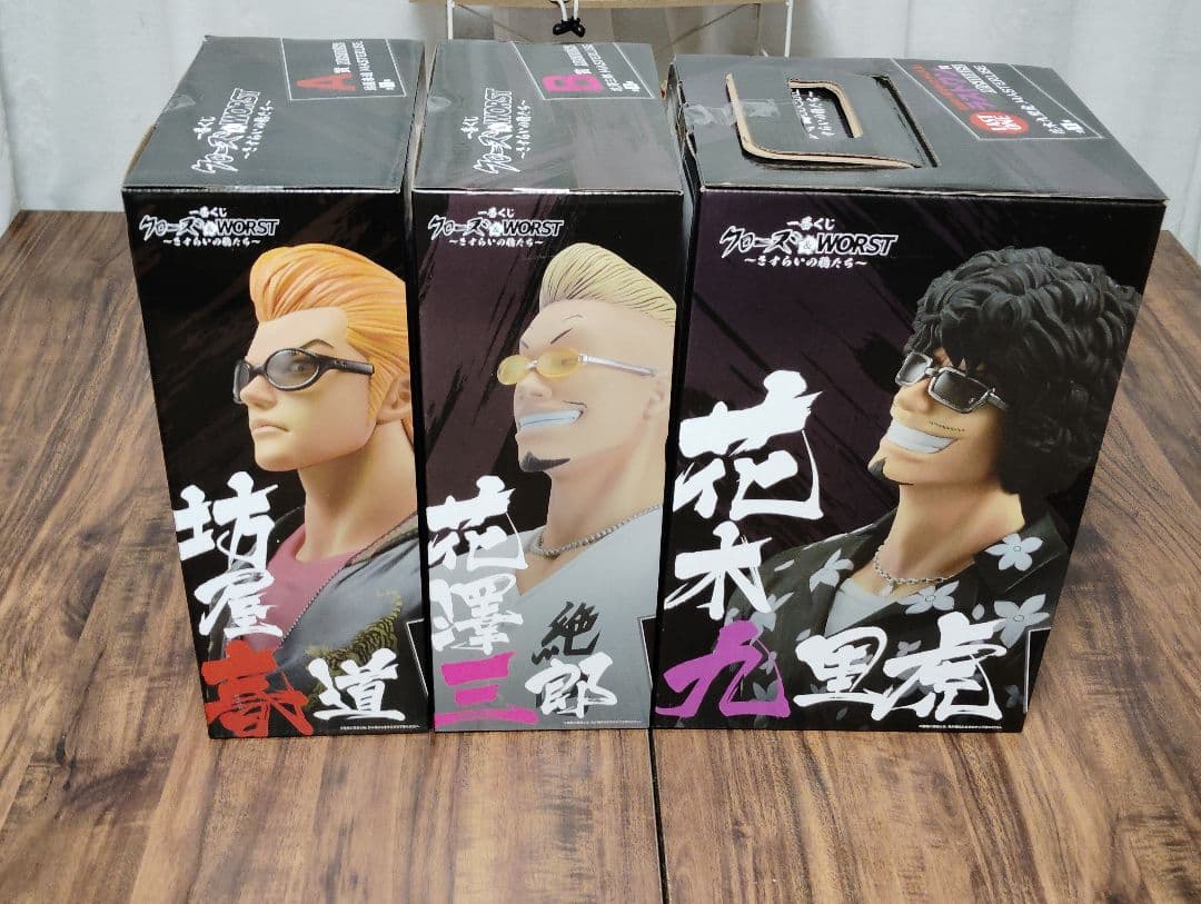 シ*ー様 一番くじ　クローズ&WORST　ラストワン賞、 A賞、B賞フィギュアセ