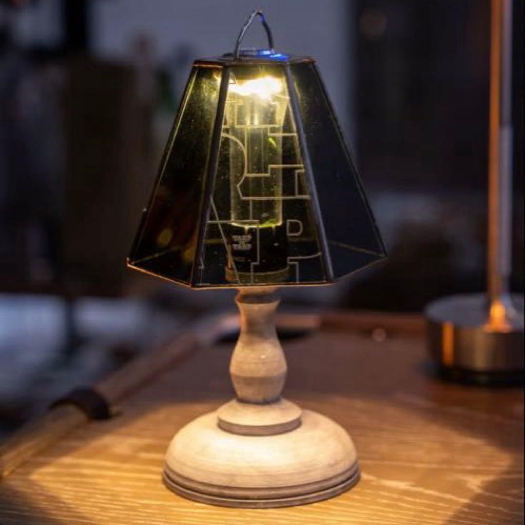 【新品】TARPtoTARP GLASS SHADE & WOOD STAND