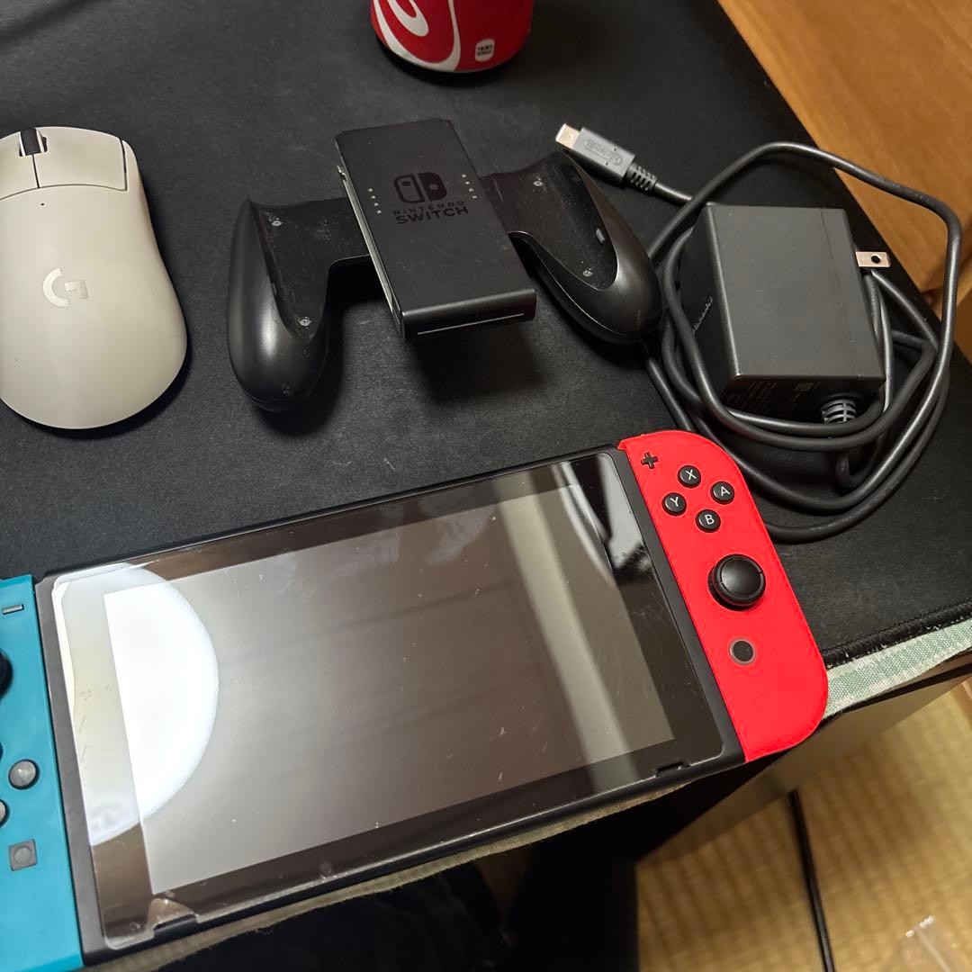 Nintendo Switch 青/赤 本体 充電器・ドック付き