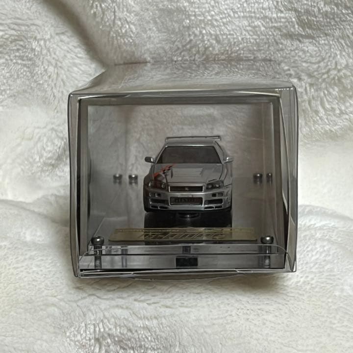 イグニッションモデル1/64 Nismo R34 GT-R R-TUNEシルバー