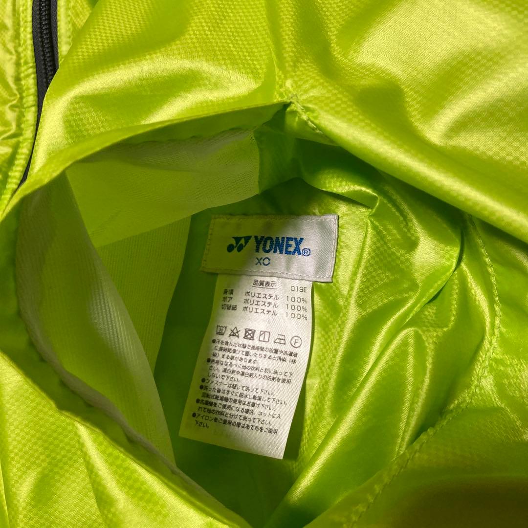 希少サイズ ヨネックス ボアリバーシブルジャケット ブルー xo