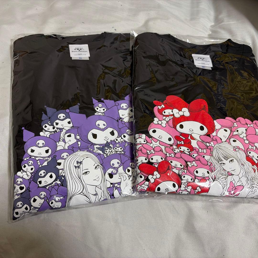 伊藤潤二 サンリオキャラクターズ サンリオ Tシャツ ギャル富江