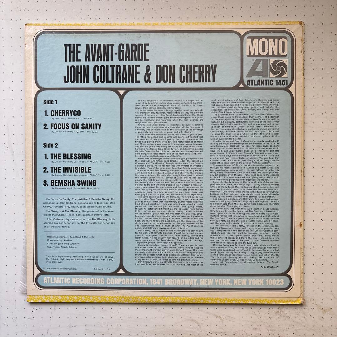 USオリジMONO coltrane&don cherry avantgarde