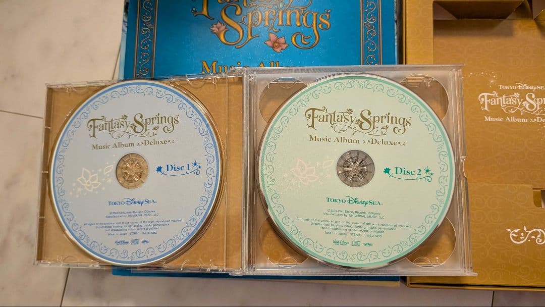 ディズニーシー ファンタジースプリングス ミュージック・アルバム デラックス