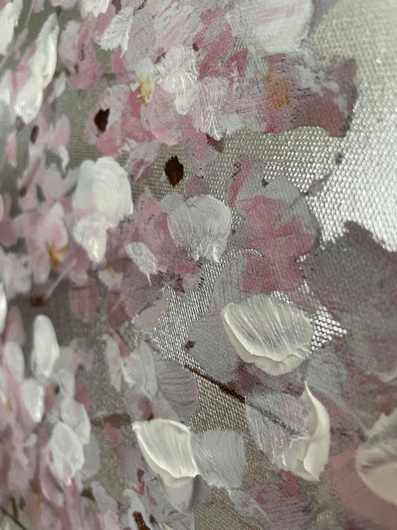 オイルペイントアート / シルバーサクラ (ユーパワー)