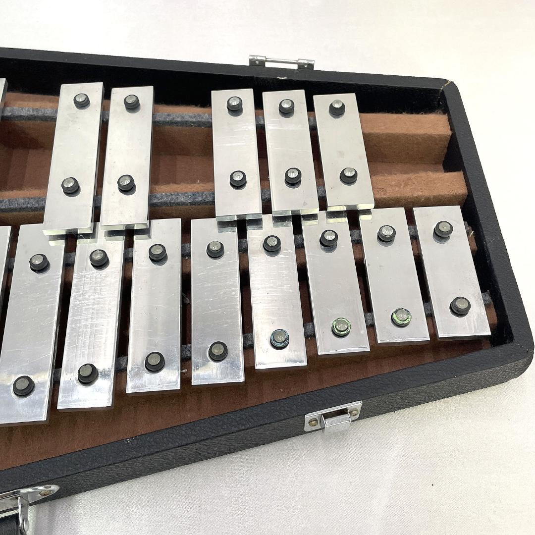 SAITO サイトウ グロッケンシュピール 鉄琴 32鍵 ハードケース付属