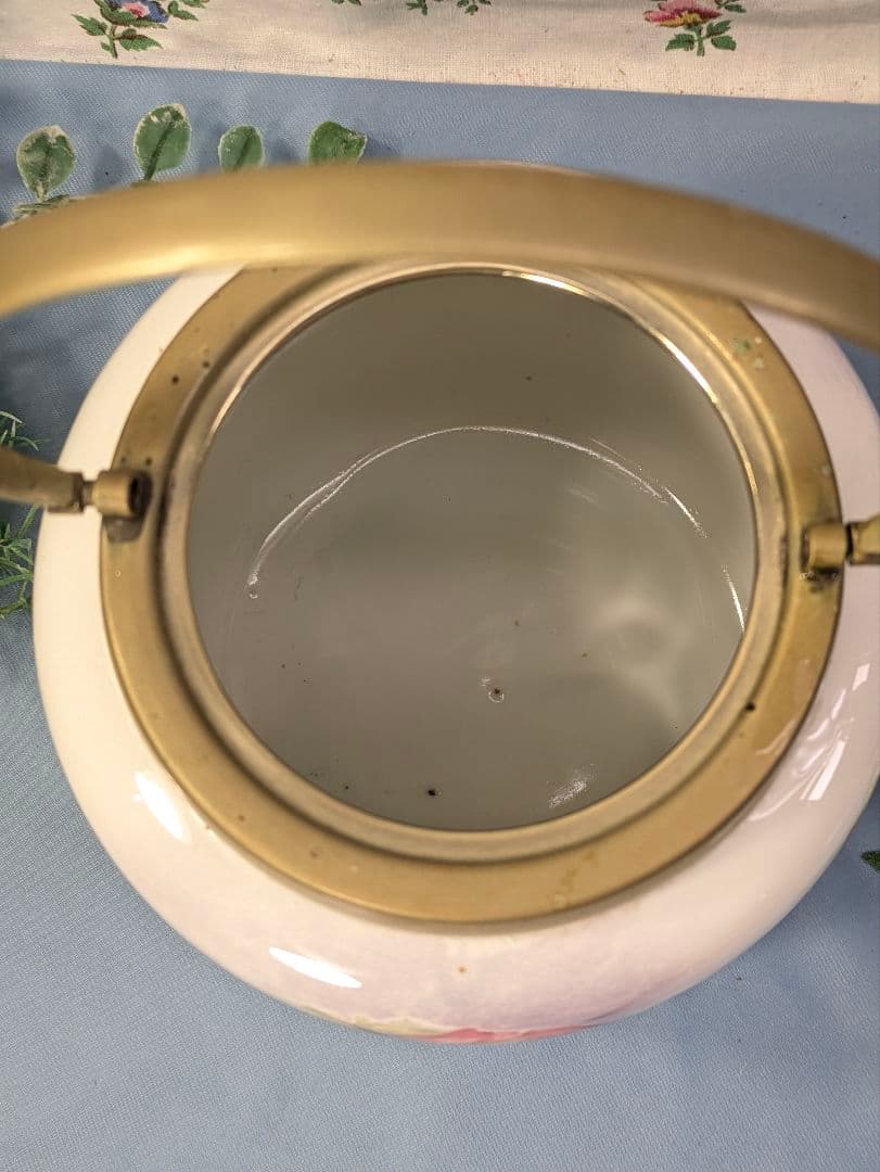 ヨーロッパ アンティーク イギリス 蚤の市 陶器製 ビスケットバレル