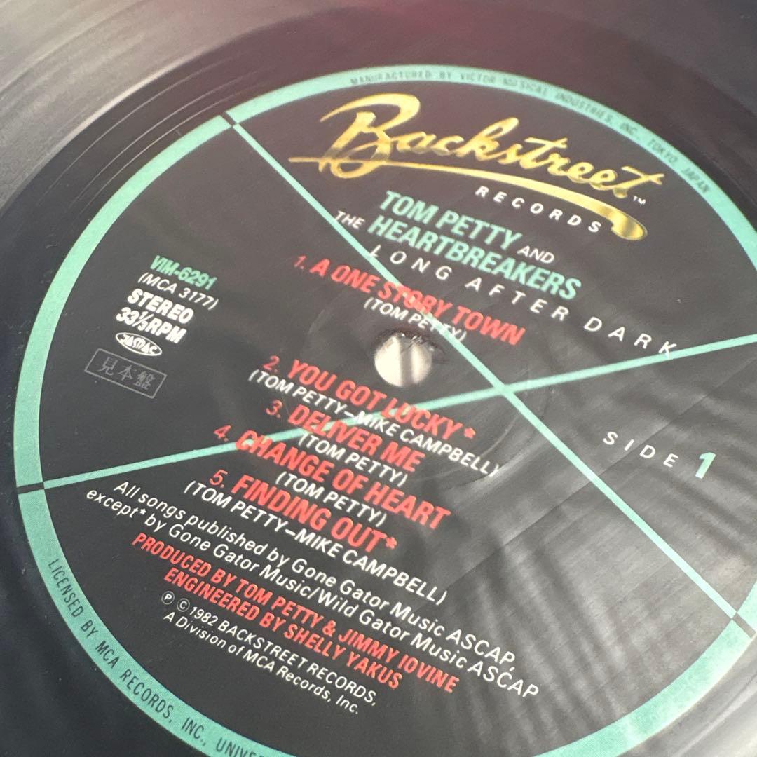 C061 トム・ペティ ロング・AFTER・ダーク　見本　サンプル