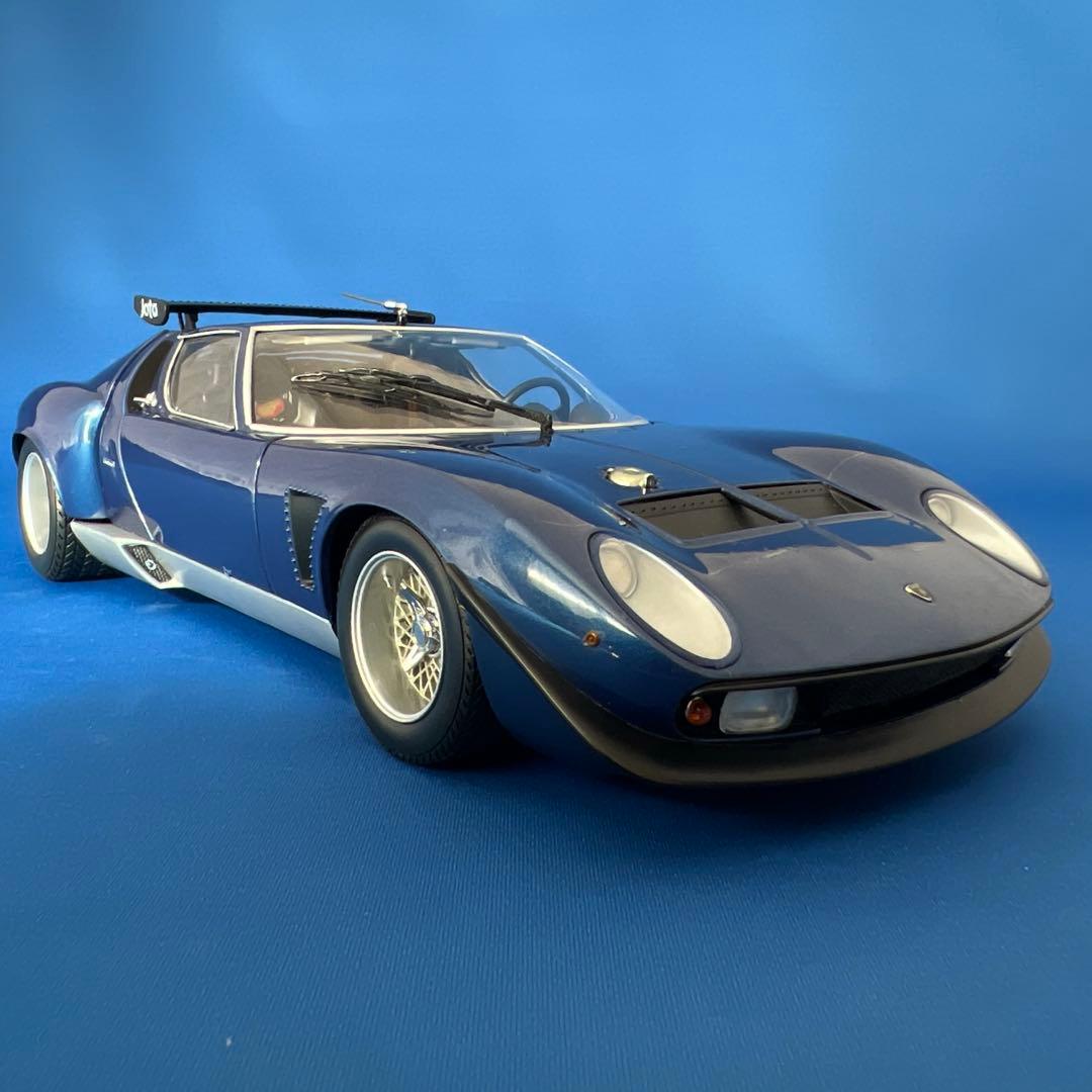 京商　1/18 ランボルギーニ イオタ SVR ブルー